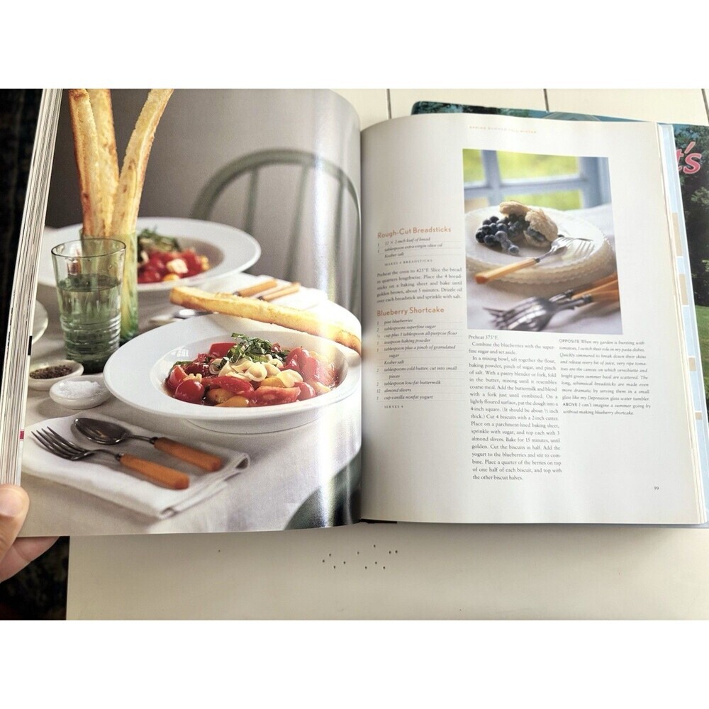 Lot of 2 Vtg 80s 90s Martha Stewart Cookbooks Quick Cook, 1st Edition & Seasons - Picture 14 of 16